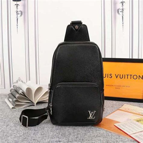 lv bag mens black|sling bag for men Lv.